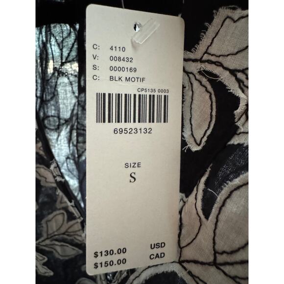 Anthropologie Oversized Tunic Top 100% Cotton S NWT - Picture 6 of 8